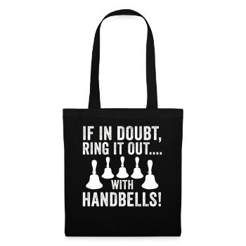 Choir Music Instrument Handbell Choir - Tote Bag - black - Front