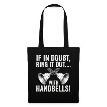 Choir Music Instrument Handbell Choir - Tote Bag - black - Front