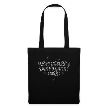 I Literally Cant Even Care - Tote Bag - black - Front