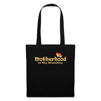 Motherhood Is My Ministry - Tote Bag - black - Front