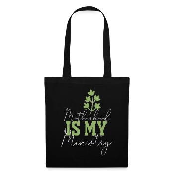 Motherhood Is My Ministry - Tote Bag - black - Front