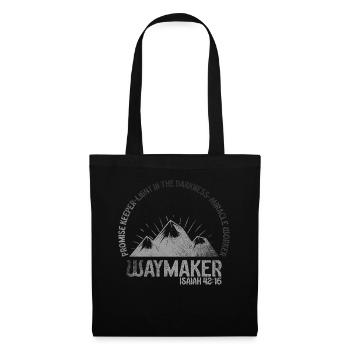 Waymaker Promise Keeper Miracle Worker - Tote Bag - black - Front
