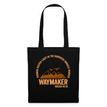 Waymaker Promise Keeper Miracle Worker - Tote Bag - black - Front
