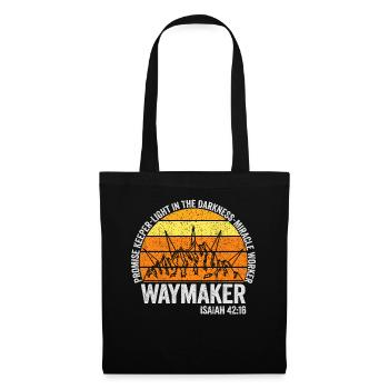 Waymaker Promise Keeper Miracle Worker - Tote Bag - black - Front