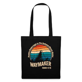 Waymaker Promise Keeper Miracle Worker - Tote Bag - black - Front
