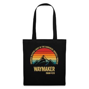Waymaker Promise Keeper Miracle Worker - Tote Bag - black - Front