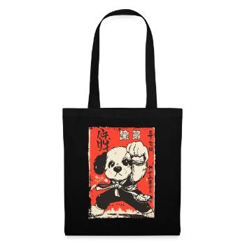 Arts Martiaux Asiatiques Dojo Chien - Sac en tissu - noir - Devant