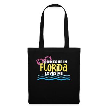 Someone In Florida Loves Me - Tote Bag - black - Front