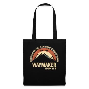 Waymaker Gardien de la promesse Faiseur de miracles - Sac en tissu - noir - Devant