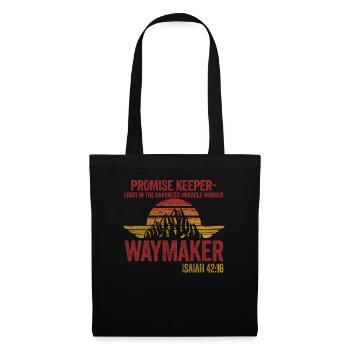 Waymaker Promise Keeper Miracle Worker - Tote Bag - black - Front