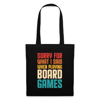 Jeu de société Jeux de société Jeux de nuit Jeux Cadeau - Sac en tissu - noir - Devant