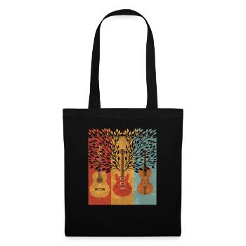 Yggdrasil Nature Musicien Arbre De Vie - Sac en tissu - noir - Devant