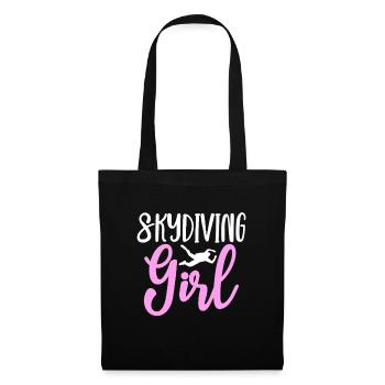 Skydive Skydiver Skydiving Parachute Gift - Tote Bag - black - Front