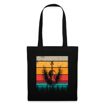 Yggdrasil Nature Musicien Arbre De Vie - Sac en tissu - noir - Devant