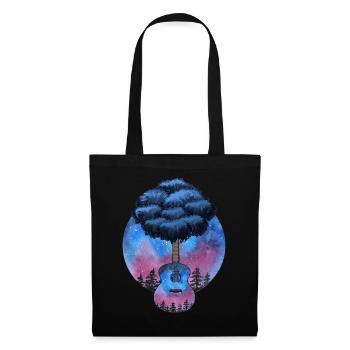 Yggdrasil Nature Musicien Arbre De Vie - Sac en tissu - noir - Devant