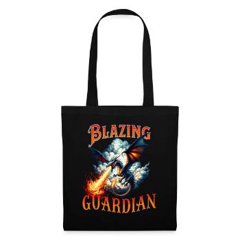 Fire Dragon Blazing Guardian - Tote Bag - black - Front