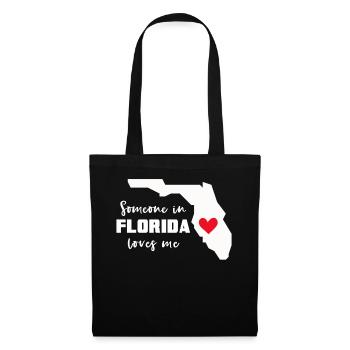 Quelqu’un en Floride m’aime - Sac en tissu - noir - Devant