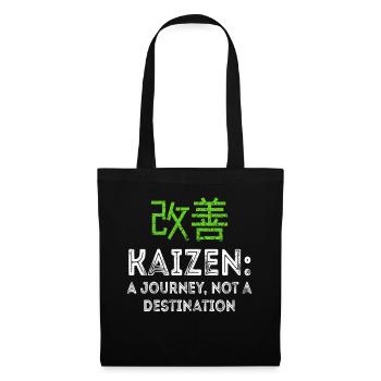 Kaizen A Journey Not A Destination - Tote Bag - black - Front