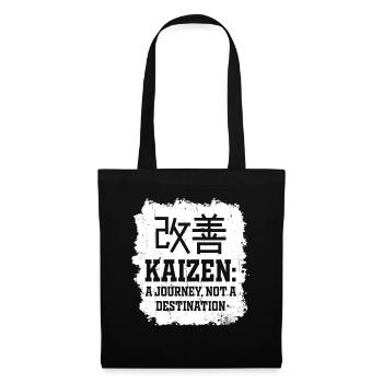 Kaizen A Journey Not A Destination - Tote Bag - black - Front