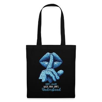 Autismus Awareness Day Autist Geschenk - Stoffbeutel - Schwarz - Vorne