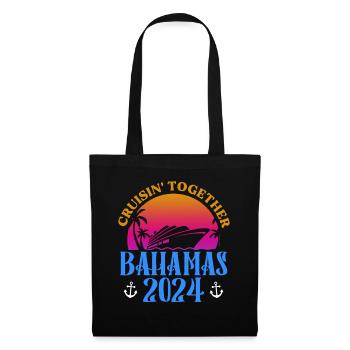 Bahamas Île des Caraïbes Cadeau d’été de l’Atlantique - Sac en tissu - noir - Devant