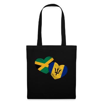 Barbados - Stoffbeutel - Schwarz - Vorne