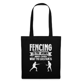 Fencing - Tote Bag - black - Front