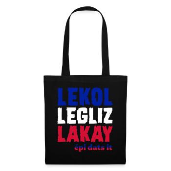Haiti Haitian Caribbean Holidays - Tote Bag - black - Front