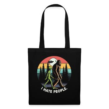 Alien UFO Alien Galaxy Geschnek - Tote Bag - black - Front