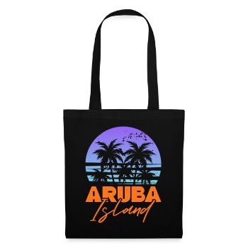 Aruba Caribbean Summer Ocean Beach Gift - Tote Bag - black - Front