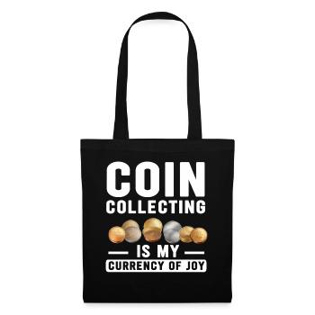 Numismatics Coin Collector Art - Tote Bag - black - Front