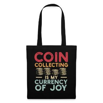 Numismatics Coin Collector Art - Tote Bag - black - Front