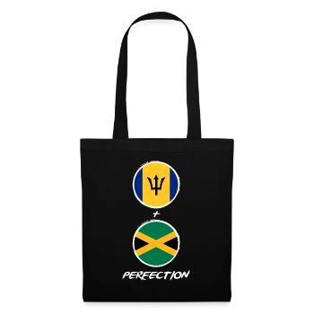 Barbados Karibik Bajan Urlaub Geschenk - Stoffbeutel - Schwarz - Vorne