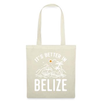 Belize Latino Belizer Belizerin Maya Geschenk - Stoffbeutel - Natur - Vorne