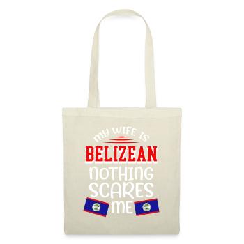 Belize Latino Belizer Belizerin Maya Geschenk - Stoffbeutel - Natur - Vorne