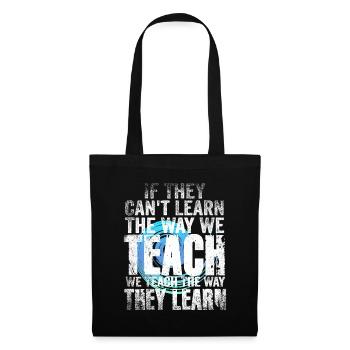 Autism Awareness SPED Teacher Learn - Tote Bag - black - Front