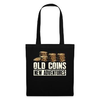 Old Coins New Adventures Numismatics - Tote Bag - black - Front