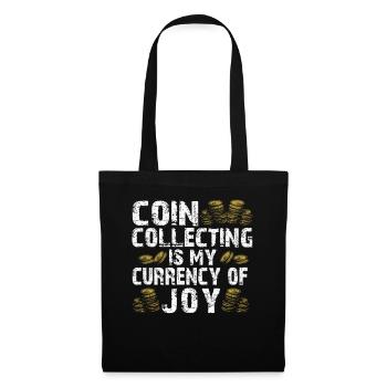 Numismatics Coin Collector Art - Tote Bag - black - Front