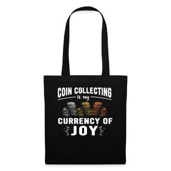 Numismatics Coin Collector Art - Tote Bag - black - Front