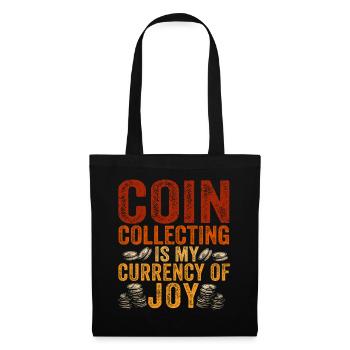 Numismatics Coin Collector Art - Tote Bag - black - Front
