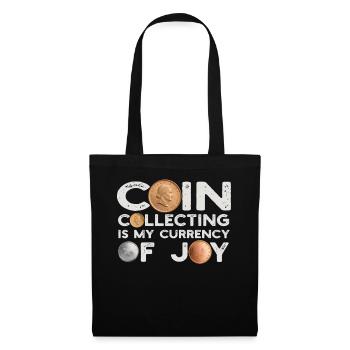 Numismatics Coin Collector Art - Tote Bag - black - Front