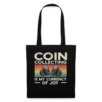 Numismatics Coin Collector Art - Tote Bag - black - Front