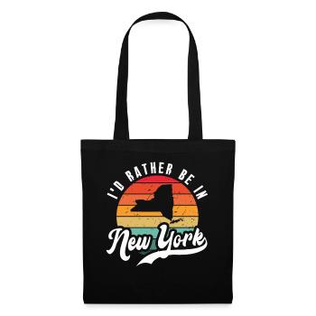 I'd Rather Be In New York Dreaming of - Tote Bag - black - Front