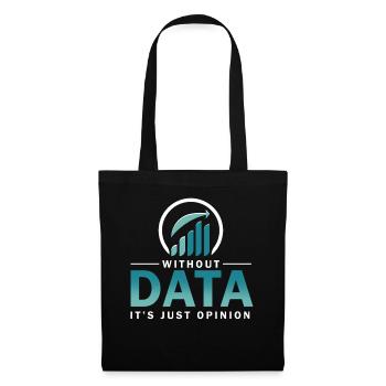Conception amusante pour les passionnés de données - Sac en tissu - noir - Devant