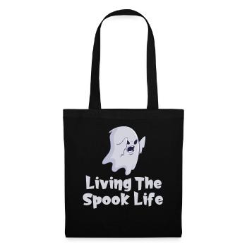 Vivre la vie fantôme Spook Life Appât - Sac en tissu - noir - Devant