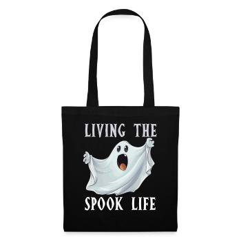 Vivre la vie fantôme Spook Life Appât - Sac en tissu - noir - Devant
