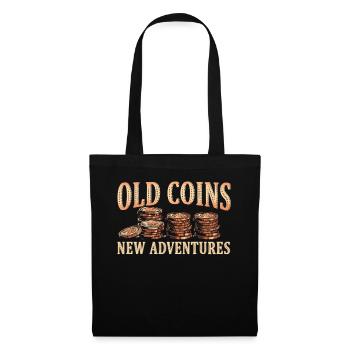 Old Coins New Adventures Numismatics - Tote Bag - black - Front