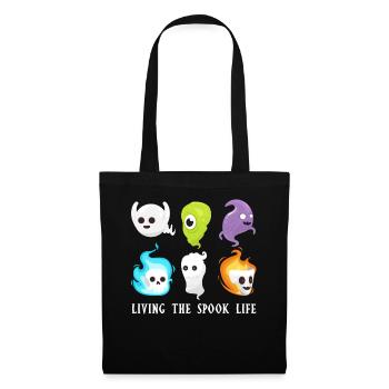 Living The Spook Life Ghost Bait - Tote Bag - black - Front
