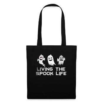 Vivre la vie fantôme Spook Life Appât - Sac en tissu - noir - Devant