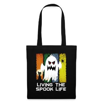 Living The Spook Life Ghost Bait - Tote Bag - black - Front